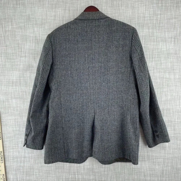Vintage Levi's menswear wool Blazer Mens 42 gray 2801 - Picture 7 of 11